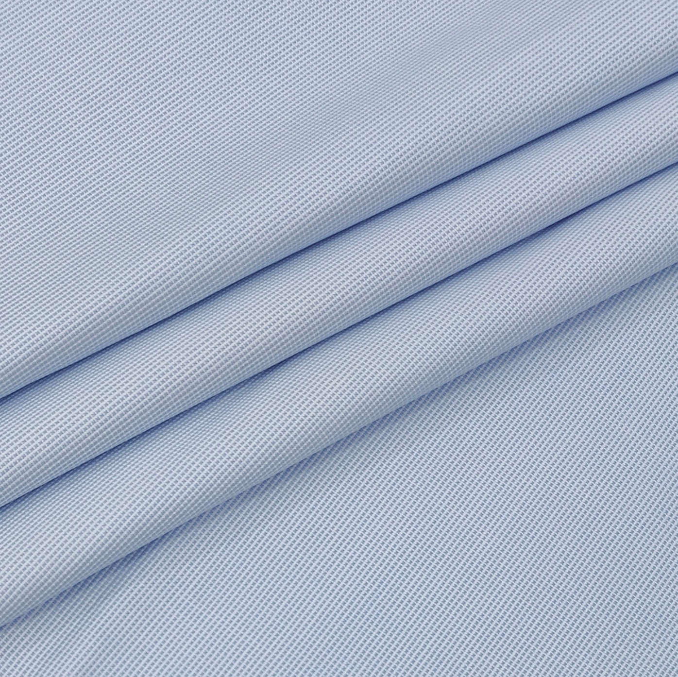 Shirt Fabric Arvind 100% Pure Cotton Micro Check Colour Powder Blue